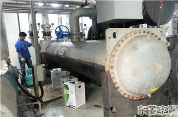 中央空調冷水機組的系統蒸發器、冷凝器及壓縮機進水維修處理方法